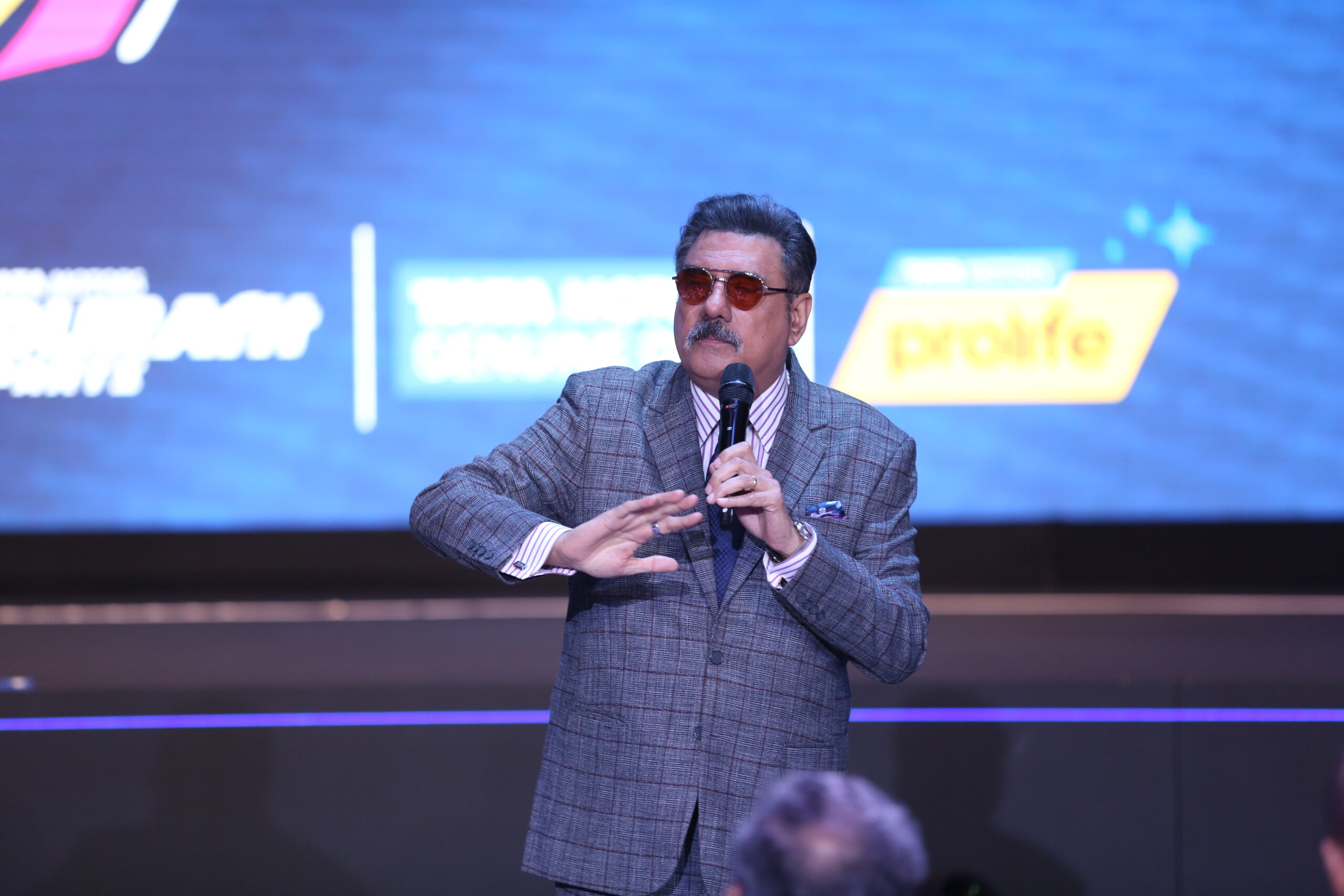 Boman Irani as a motivational speakers at a dealers conference in Belfast