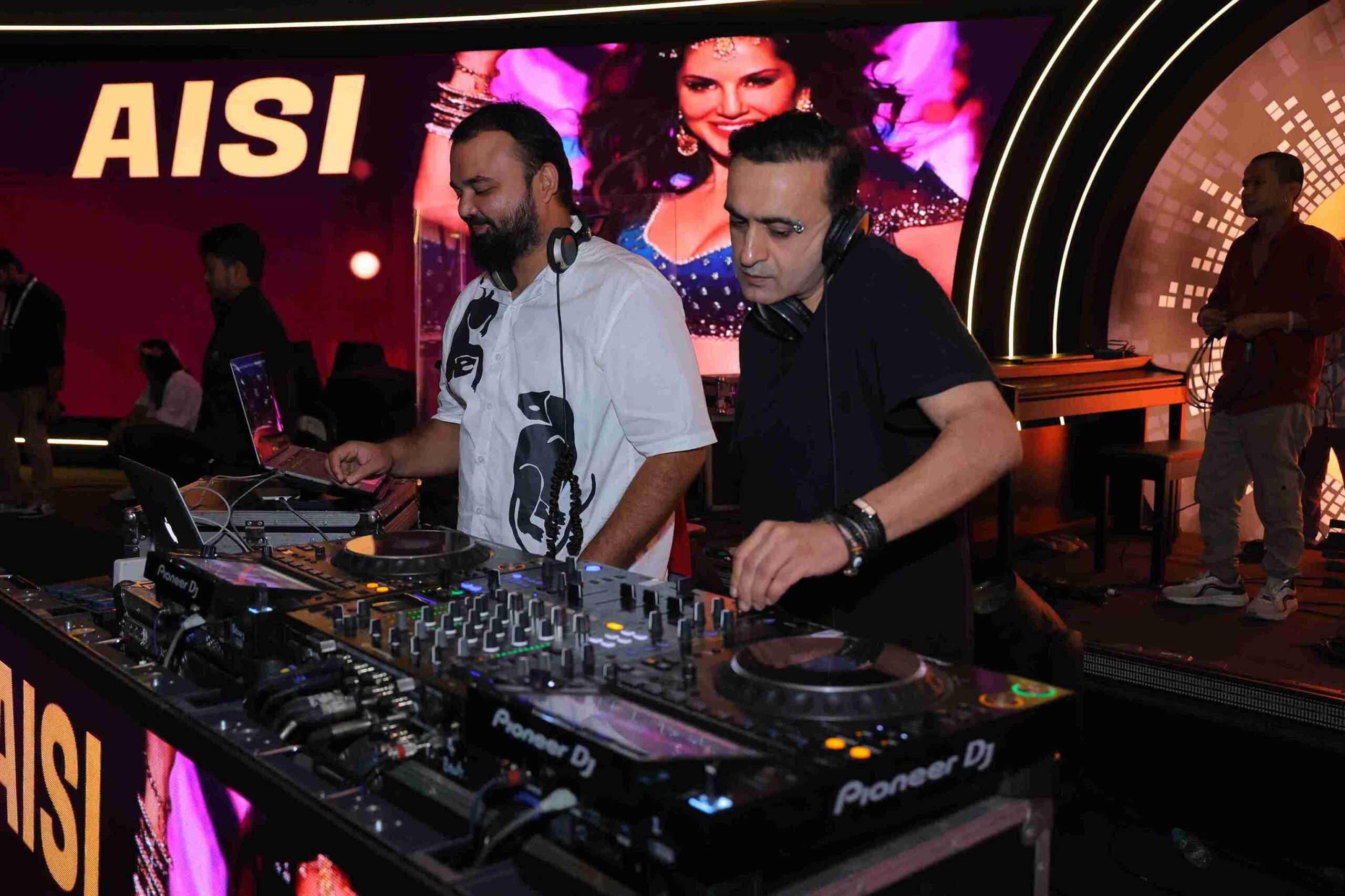 DJ Mash performing at a corporate event in Delhi DJ Mash performing at a corporate event in Delhi