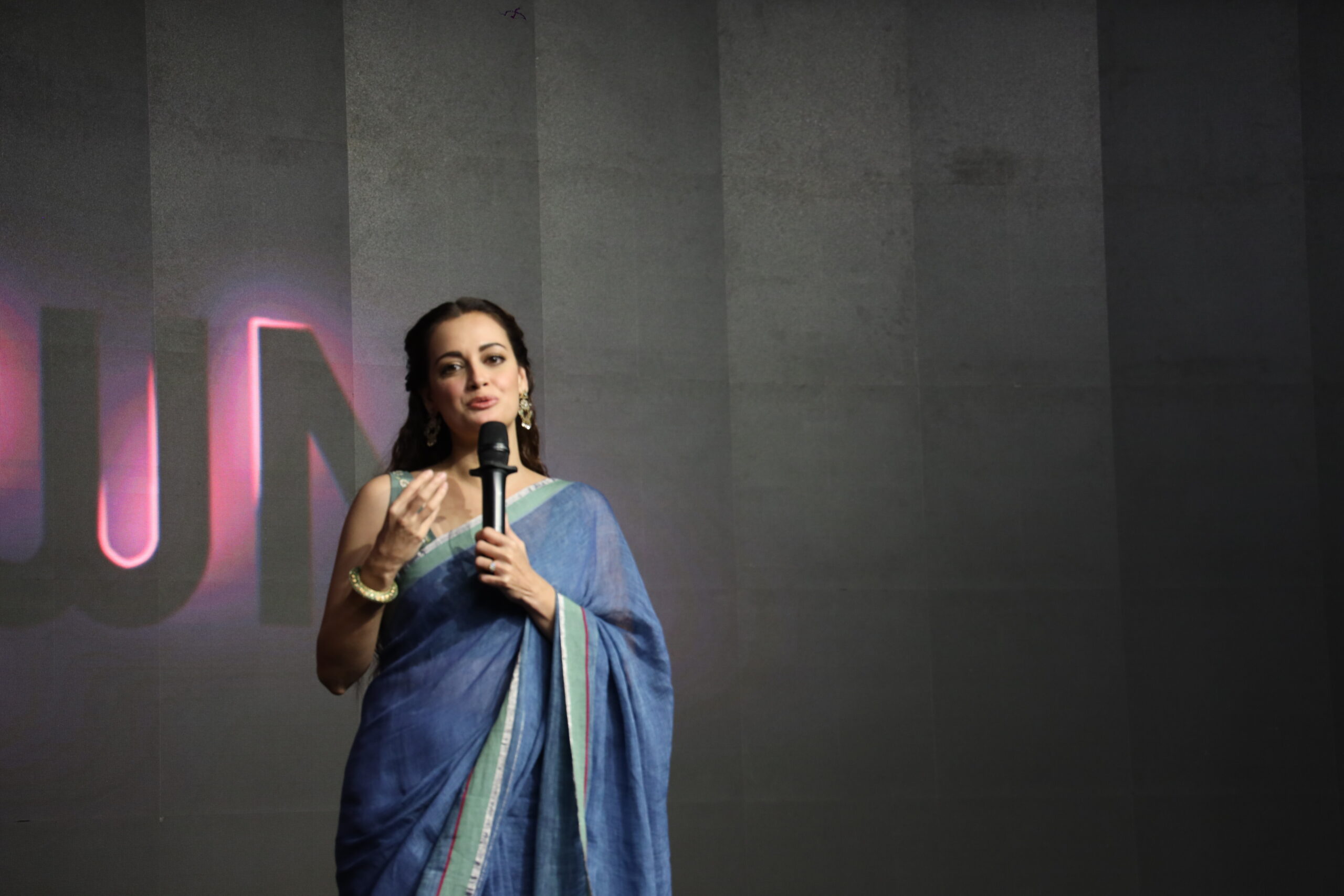 Dia Mirza at an awards and gala night for a corporate event in Pune