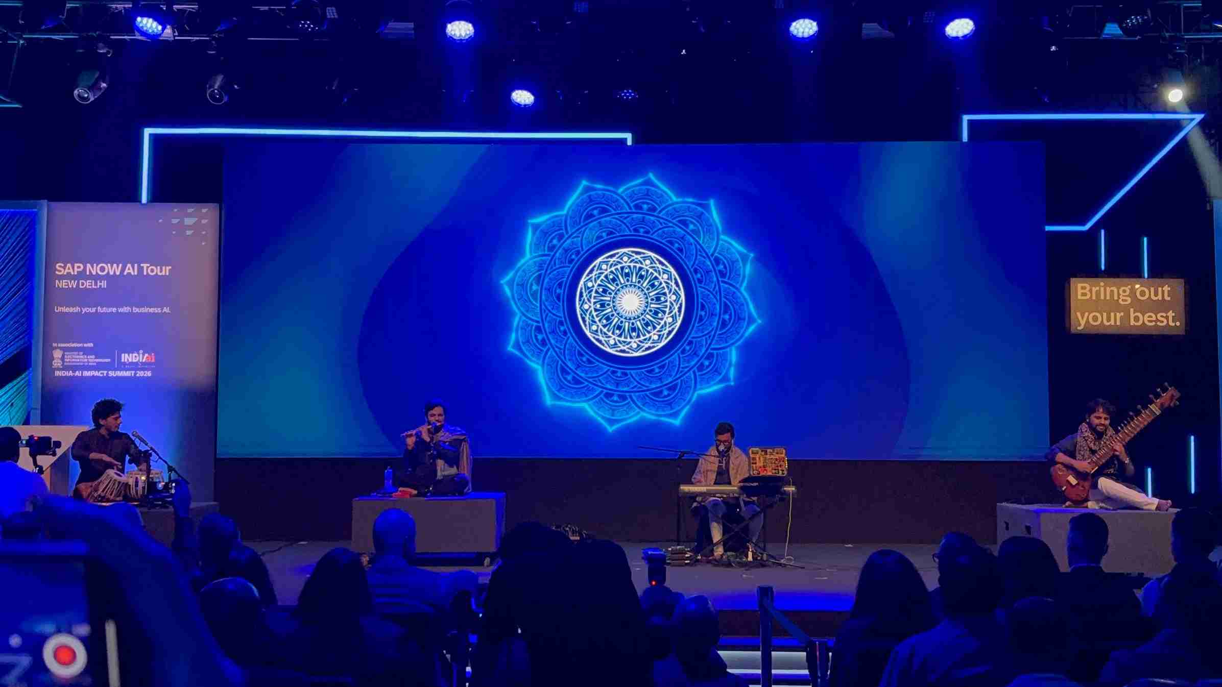 Indian Jam Project performing at a corporate event in Delhi Indian Jam Project performing at a corporate event in Delhi