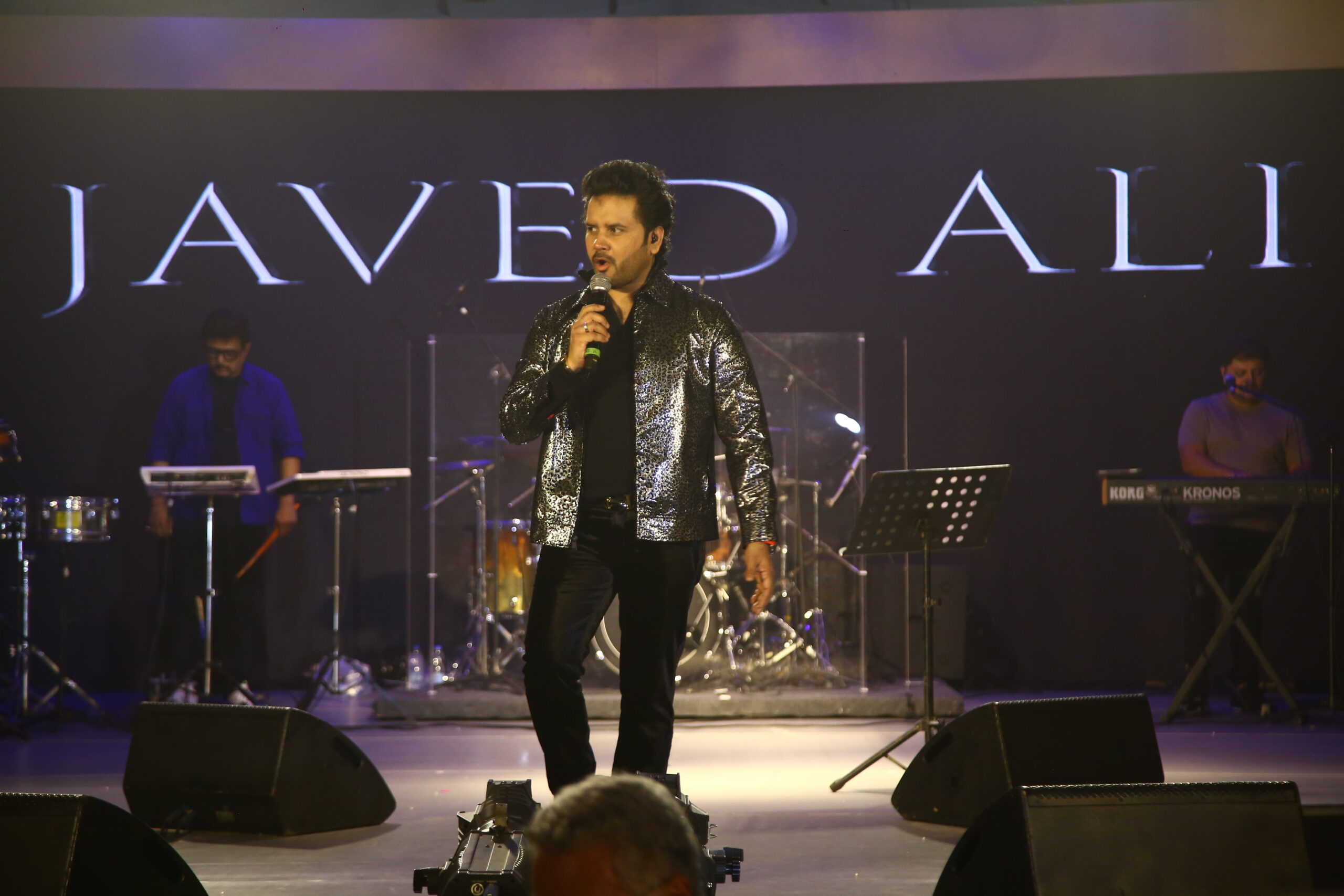 Javed Ali performing at a corporate event in Delhi