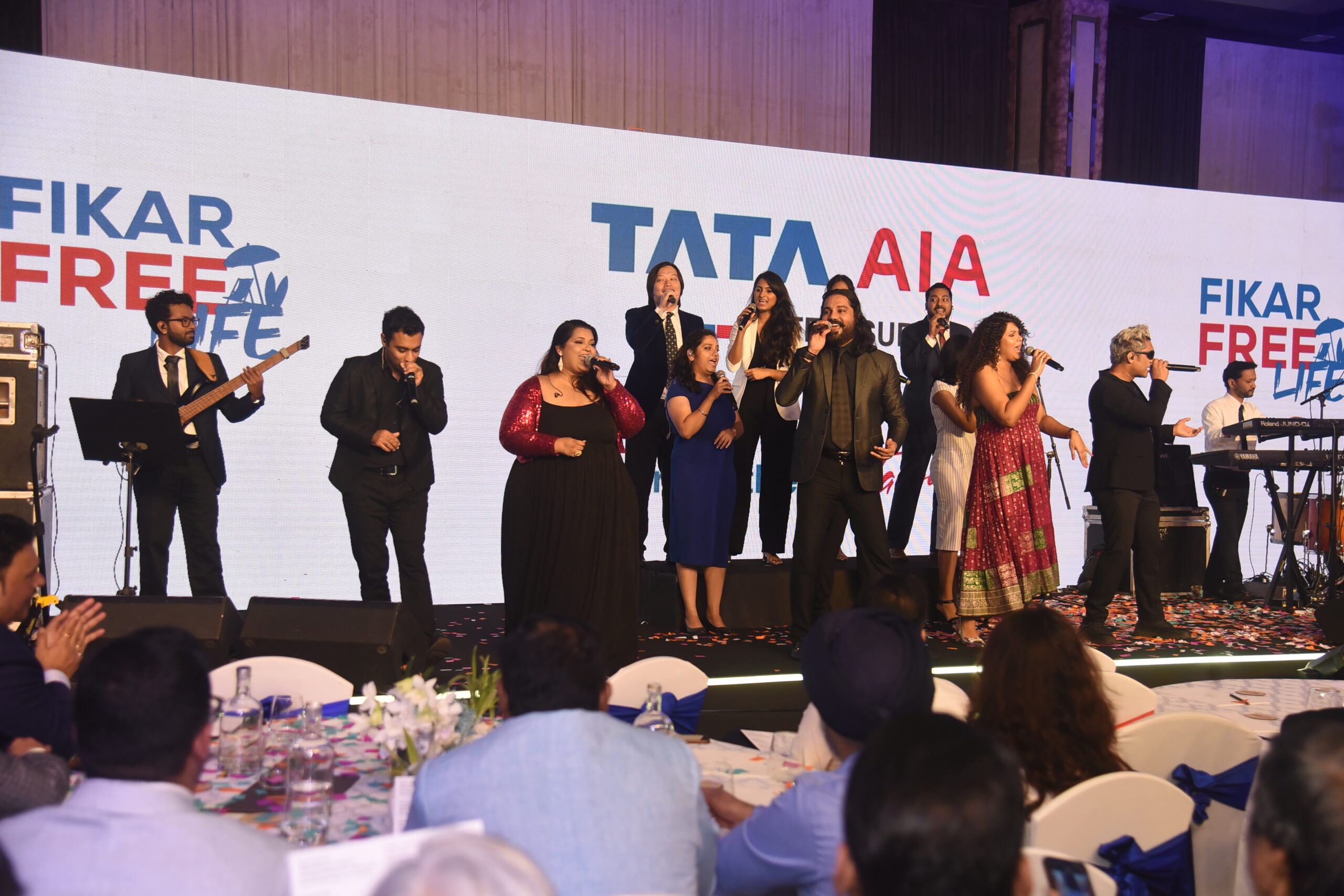 Raaga Trippin performing at a corporate event in Mumbai
