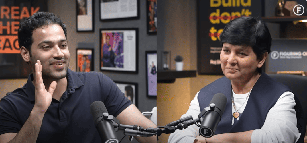 Falguni Pathak for Raj Shamani's Podcast Falguni Pathak for Raj Shamani's Podcast