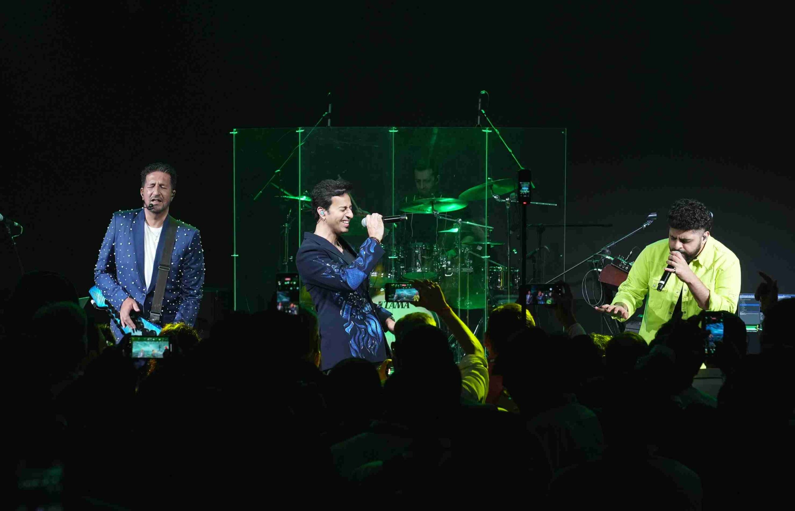 Salim Sulaiman performing at a corporate event in Delhi Salim Sulaiman performing at a corporate event in Delhi