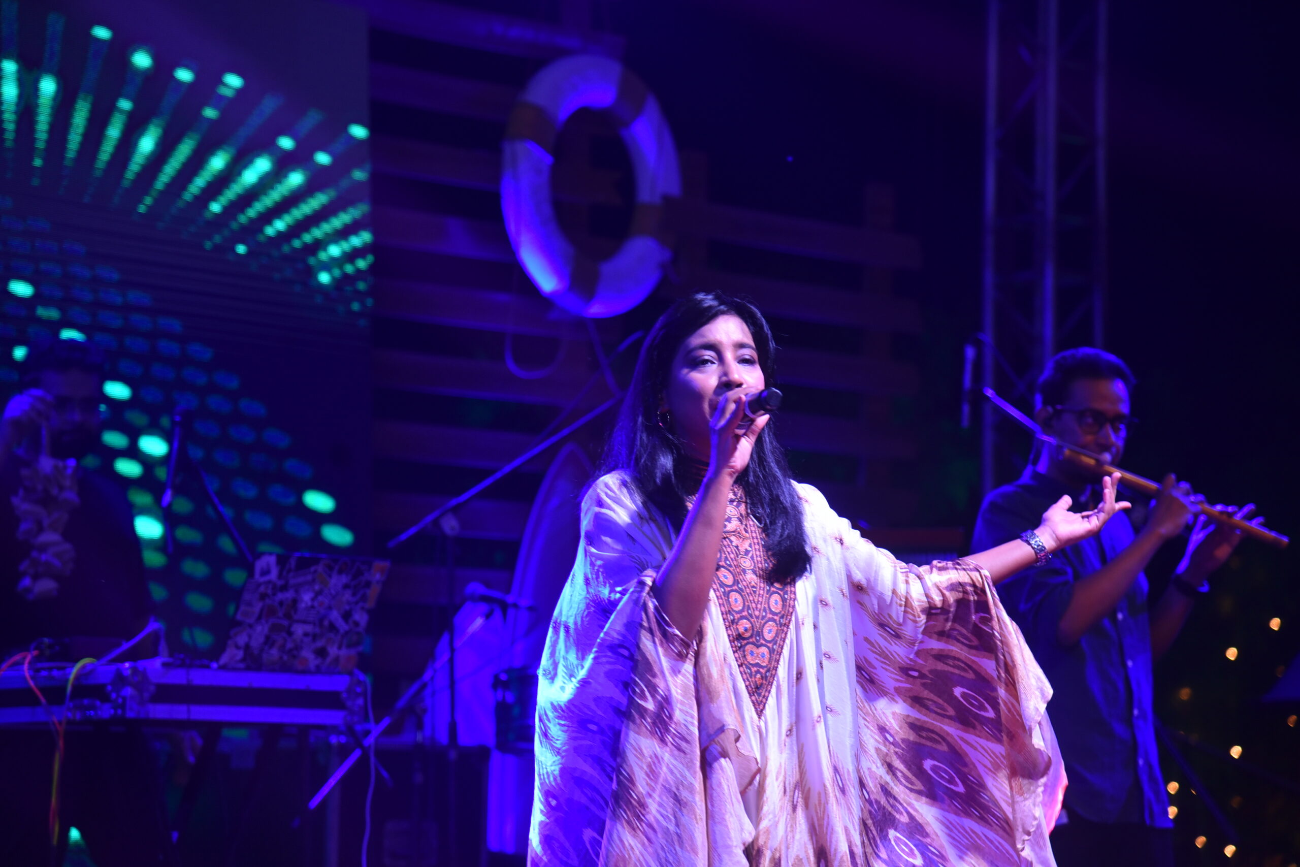 Shilpa Rao performing at a corporate event in Goa