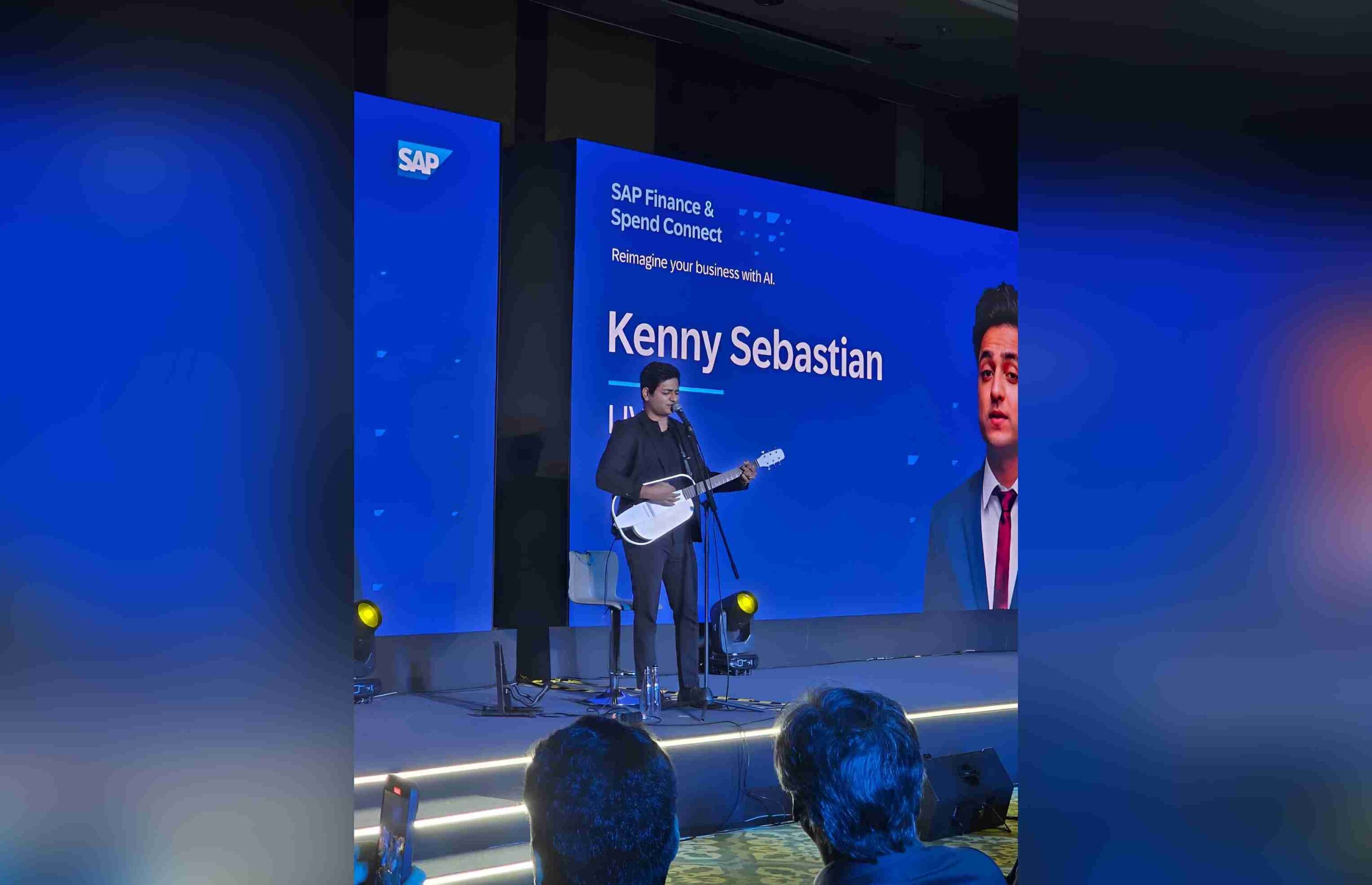 Comedian Kenny Sebastian performing at a corporate event in Bangalore Comedian Kenny Sebastian performing at a corporate event in Bangalore