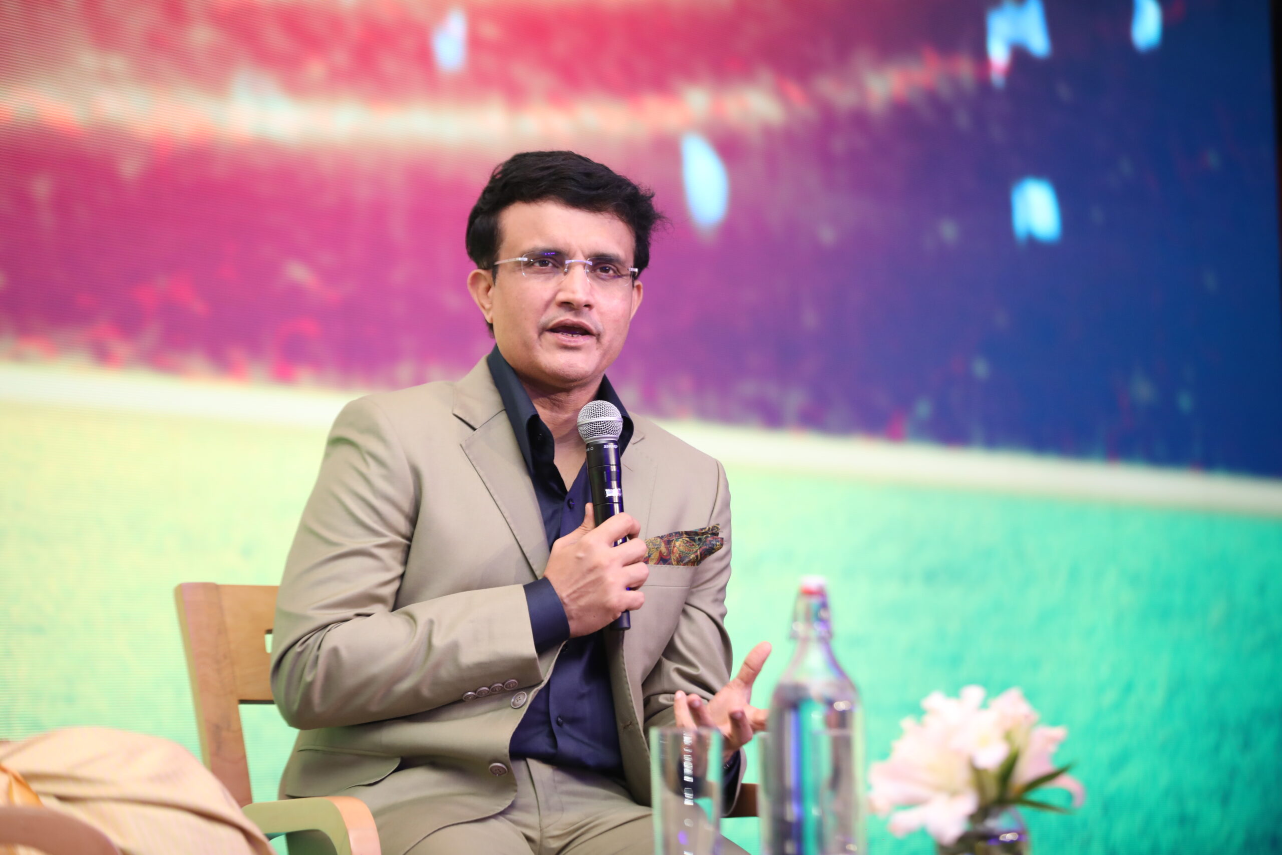 Sourav Ganguly as a Motivational Speaker at a corporate event in Mumbai