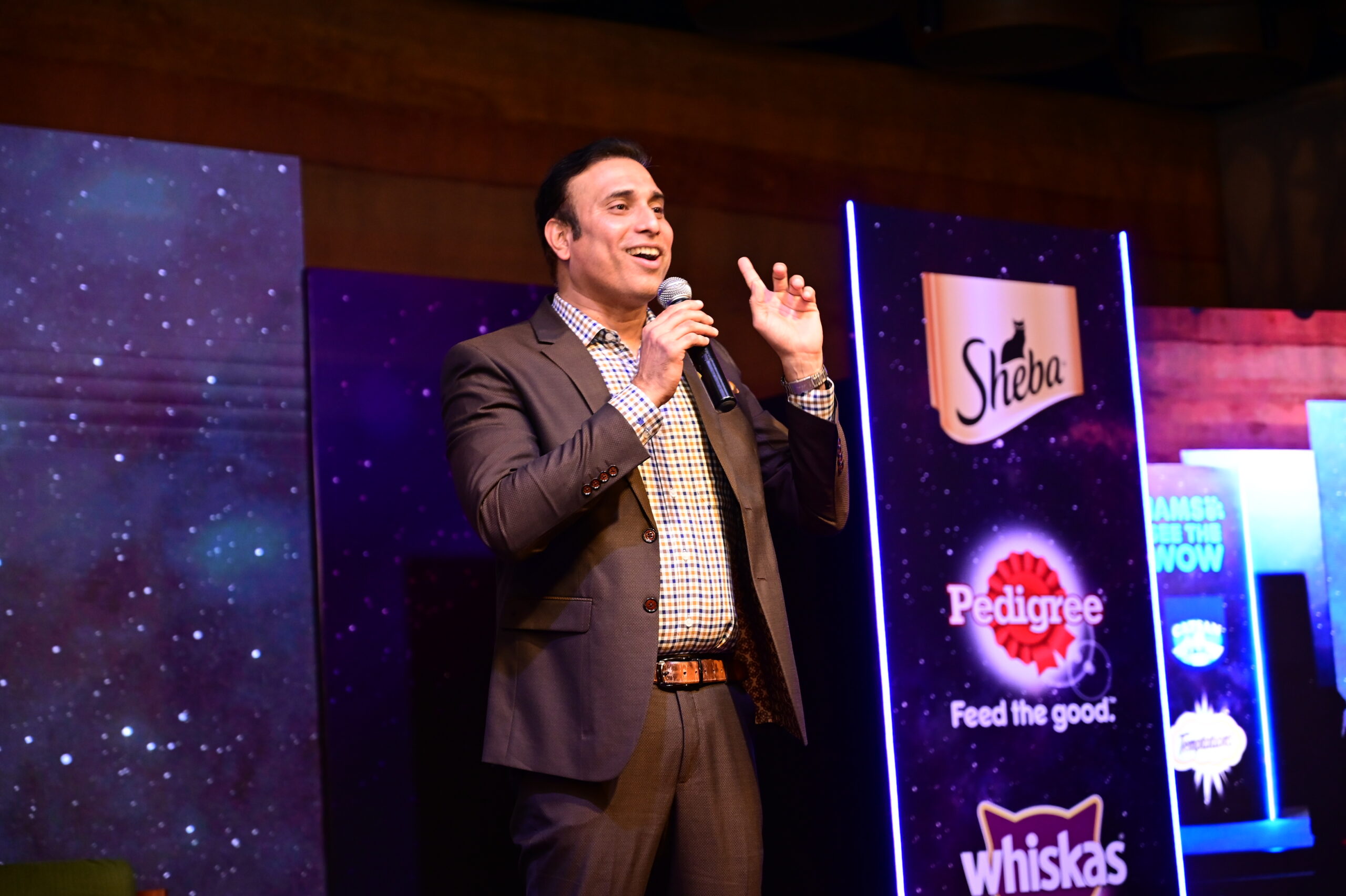 VVS Laxman as a guest speaker at a corporate event in Goa