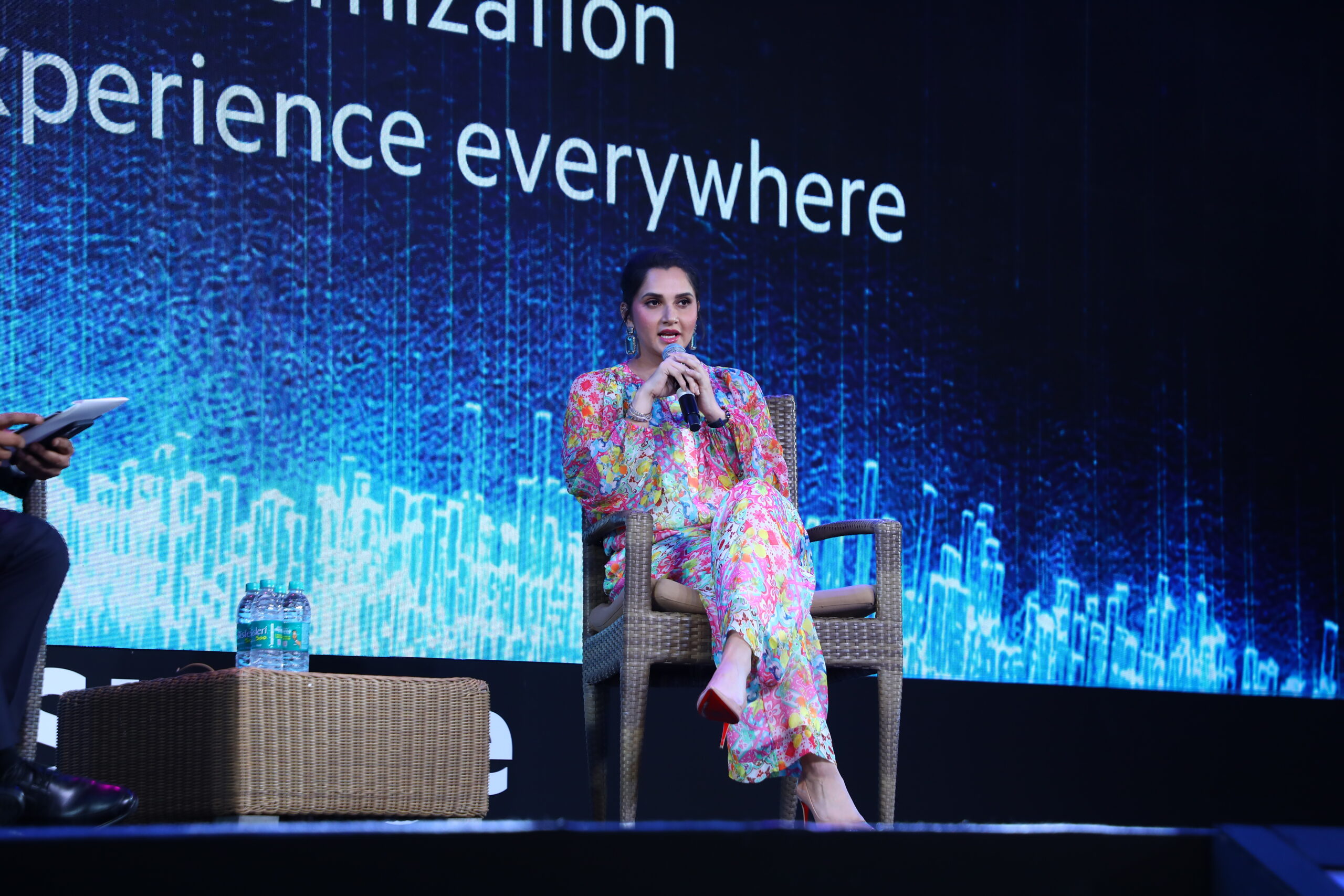 Sania Mirza as a motivational speaker at a corporate event in Kovalam