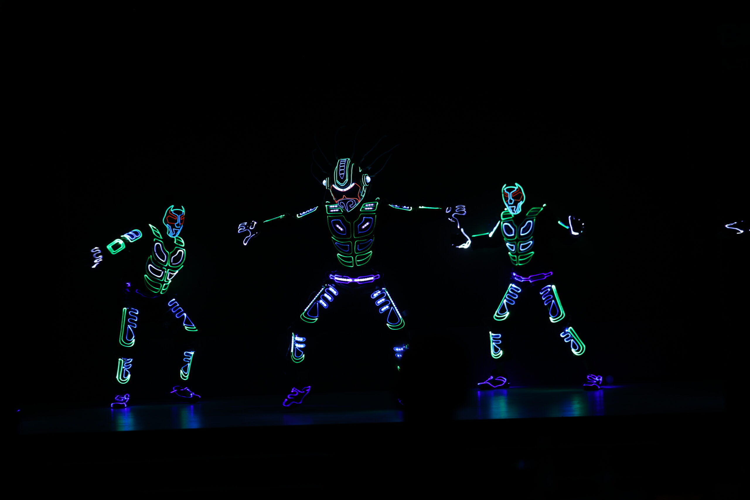 Tron Act at a corporate event in Delhi