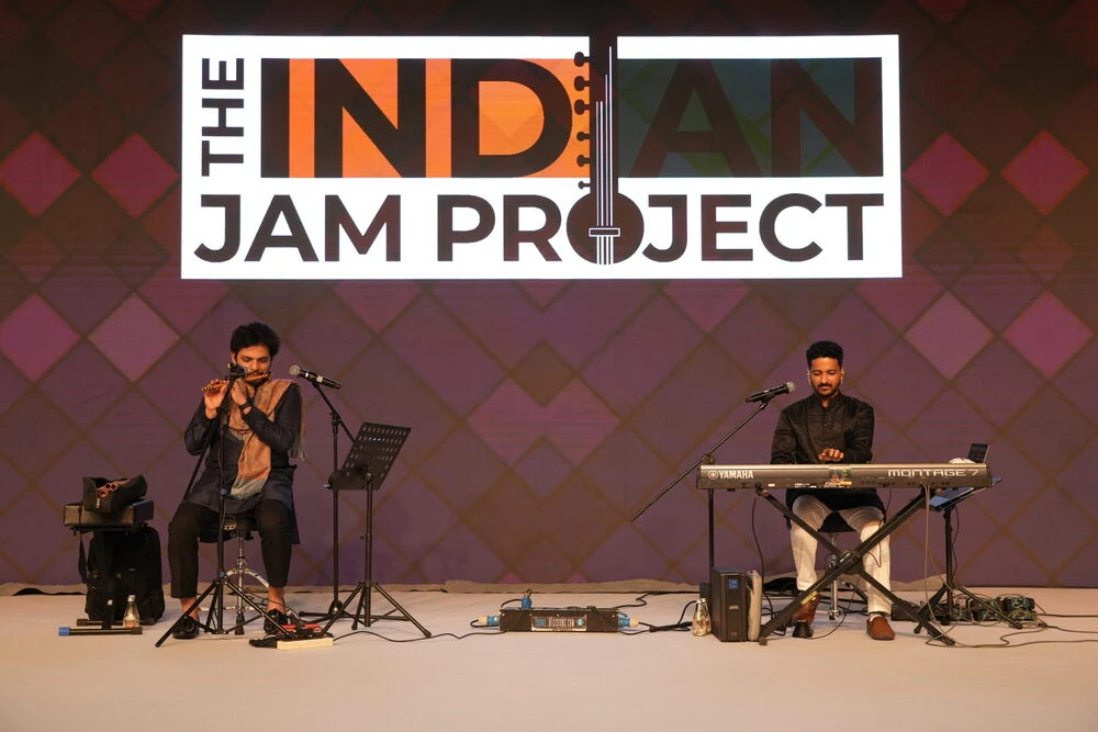 Indian Jam Project Band performing at a corporate event in Mumbai Indian Jam Project Band performing at a corporate event in Mumbai