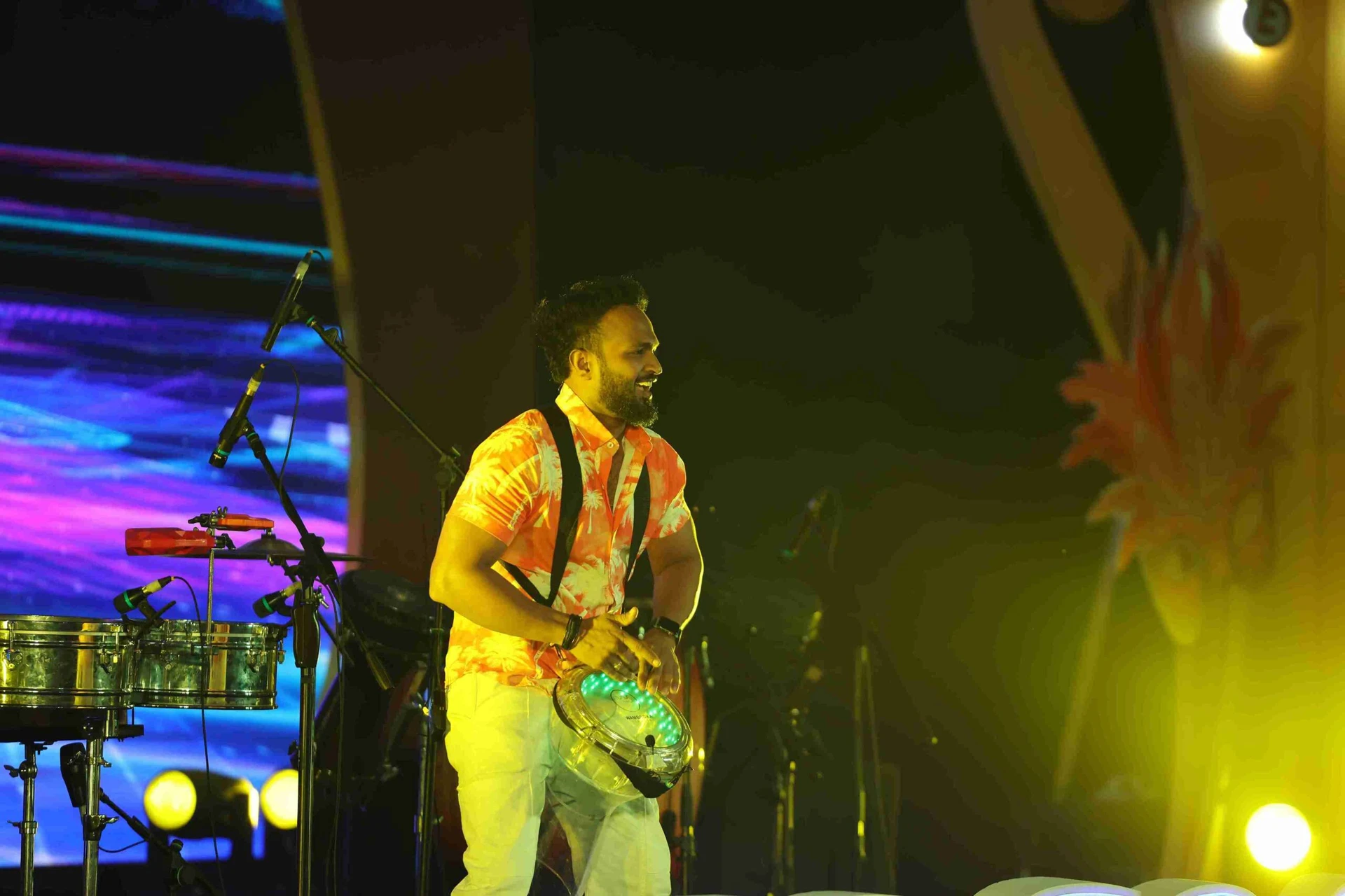 DJ Bunny performing at a corporate event in Goa DJ Bunny performing at a corporate event in Goa