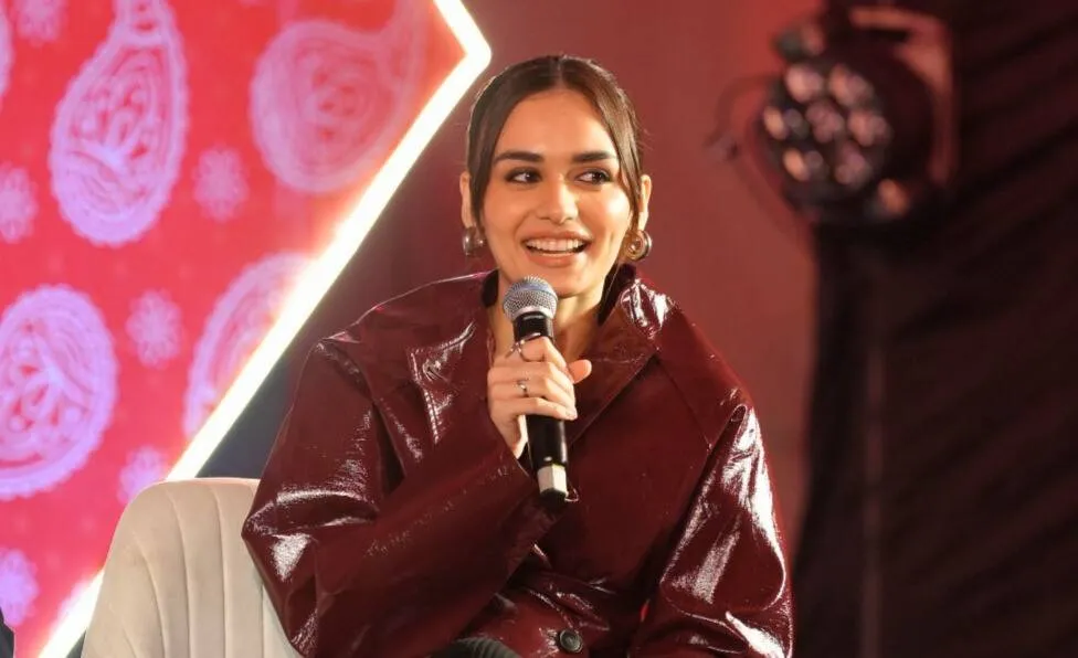 Manushi Chhillar as a guest speaker at a corporate event in Lucknow