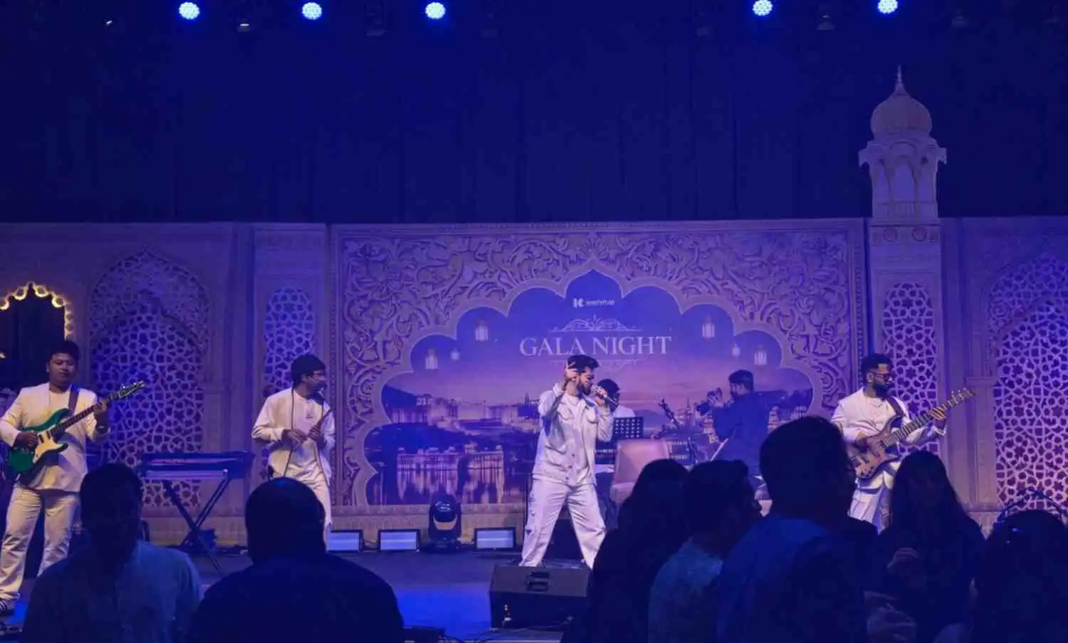 All India Permit performing at a corporate event in Udaipur All India Permit performing at a corporate event in Udaipur