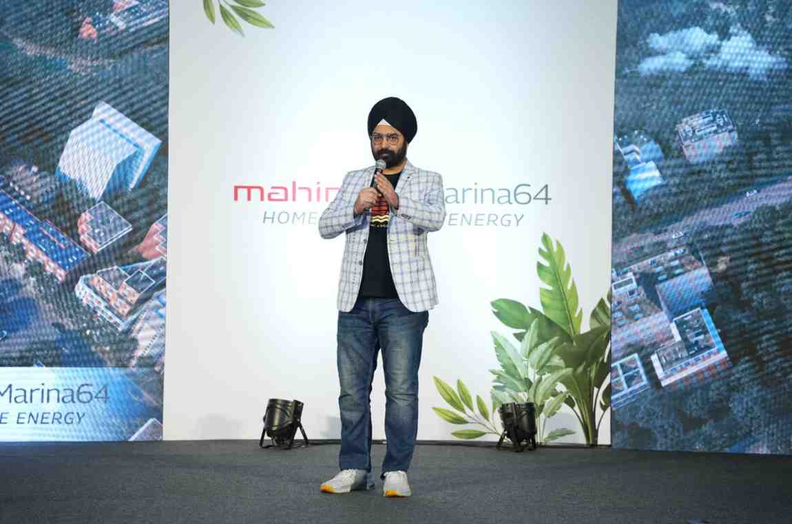 Comedian Angad Singh Ranyal performing at a corporate event in Mumbai