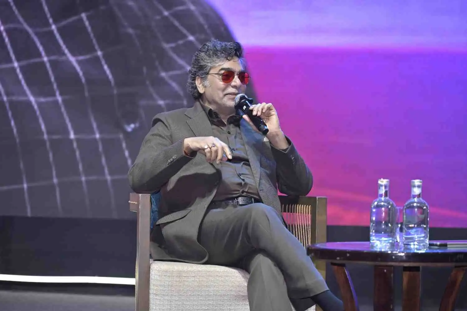 Ashutosh Rana as a guest speaker at a corporate event in Goa