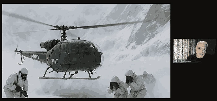 Capt.Raghu Raman as a guest speaker for a virtual event