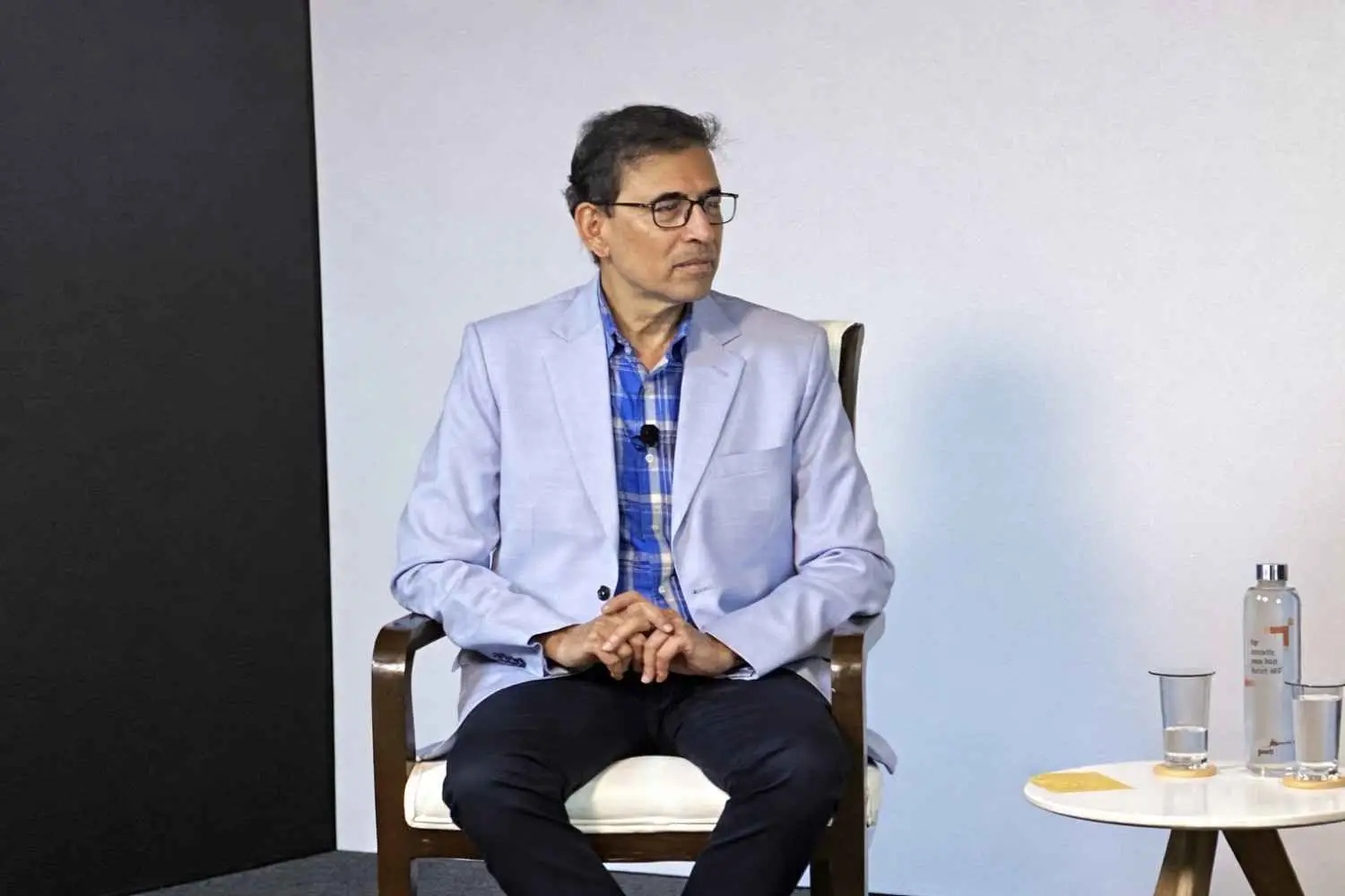 Harsha Bhogle as a guest speaker at a corporate event in Mumbai