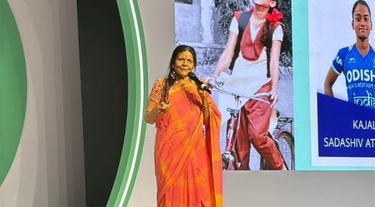 Chetna Gala Sinha as a guest speaker at a corporate event in Mumbai