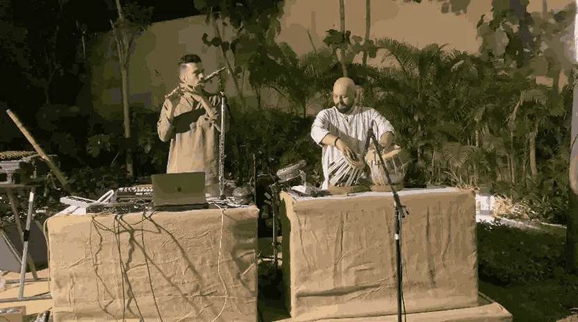 Musical Duo Clive & Rahul performing at a corporate event in Ahmedabad Musical Duo Clive & Rahul performing at a corporate event in Ahmedabad