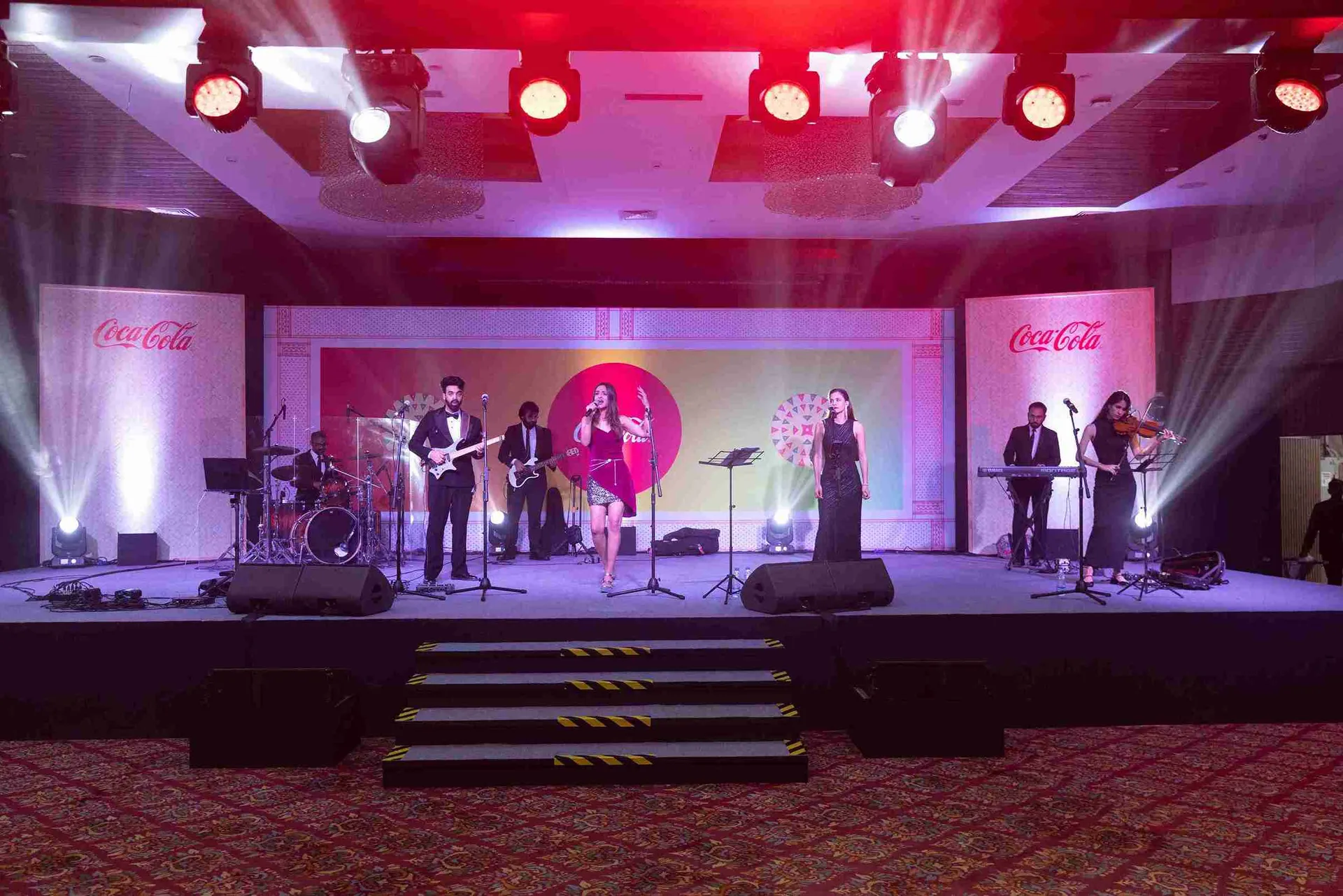 Copycats Band performing at a corporate event in Guwahati Copycats Band performing at a corporate event in Guwahati