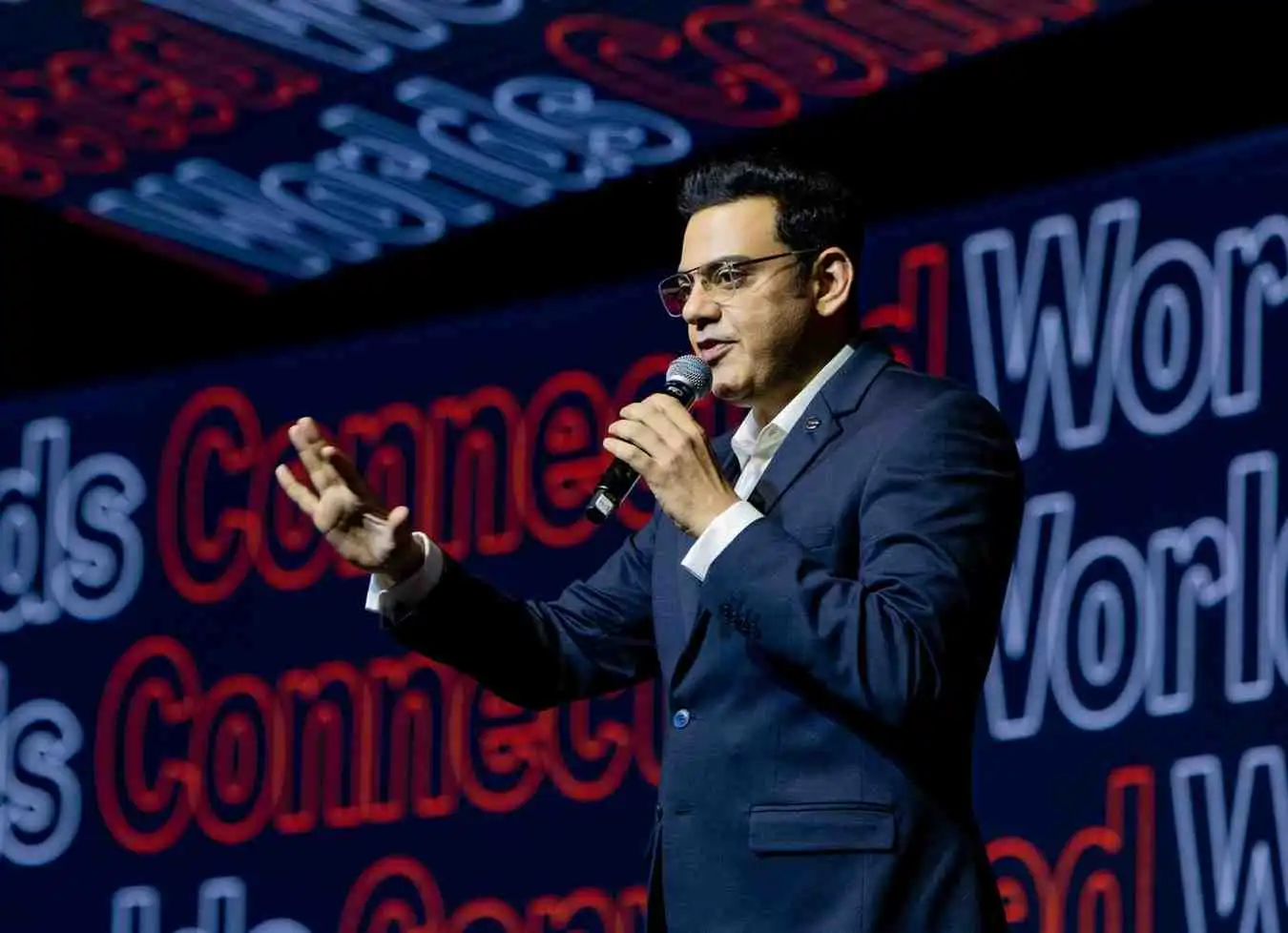 Cyrus Sahukar hosting a corporate event in Mumbai