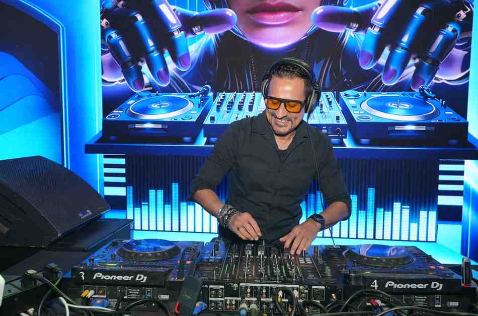DJ Suketu performing at a corporate event in Delhi