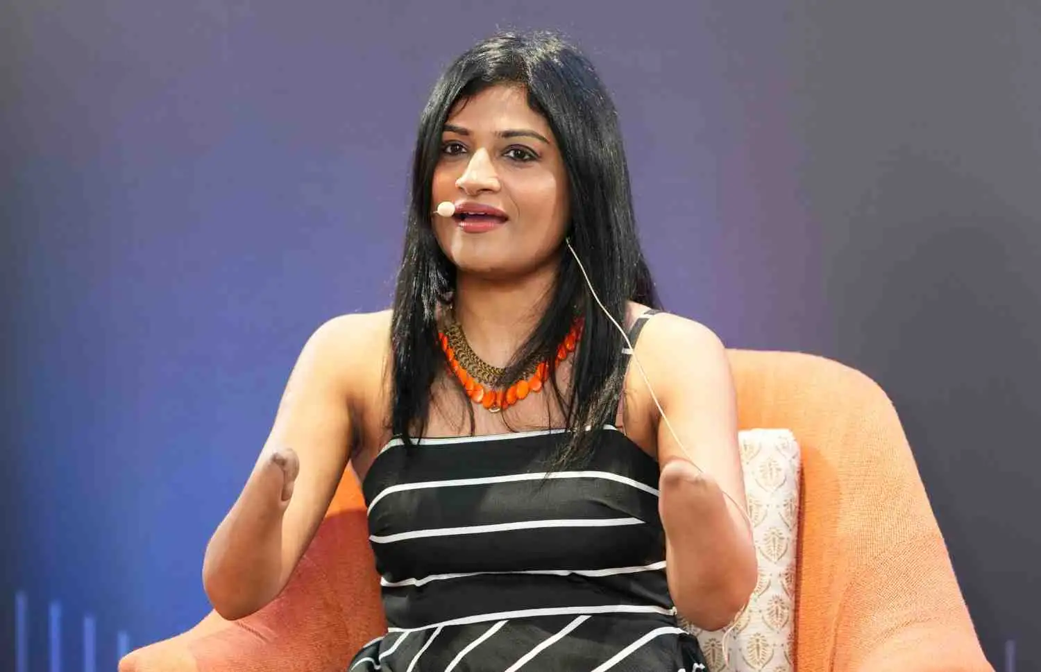 Dr. Malvika Iyer as a guest speaker at a corporate event in Bangalore