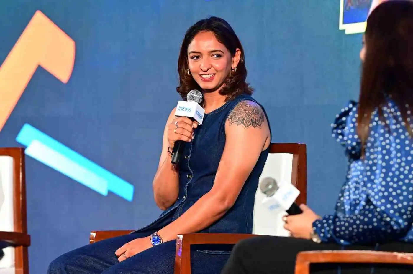 Harmanpreet Kaur as a guest speaker at a corporate event in Goa