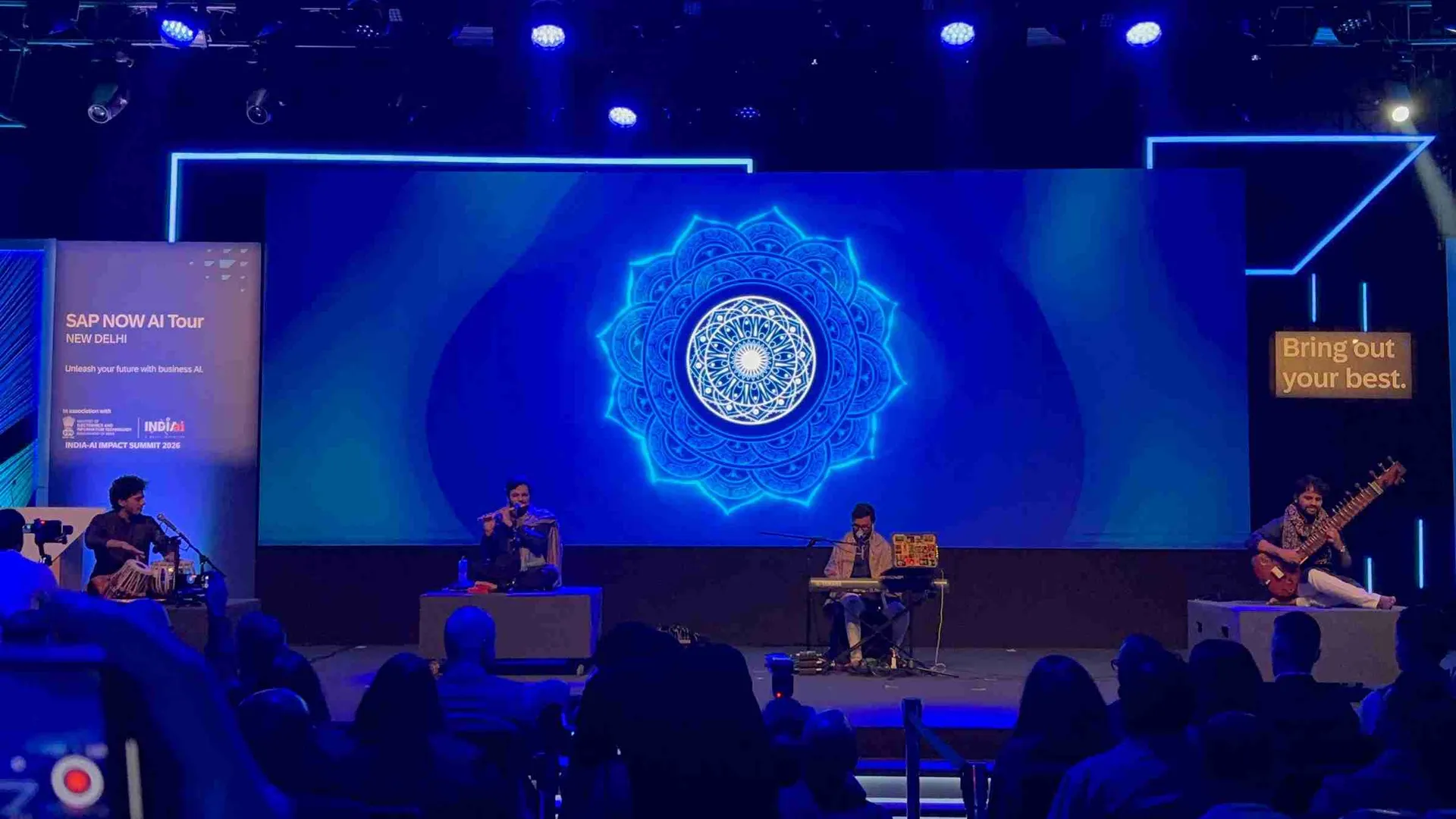 Indian Jam Project performing at a corporate event in Delhi Indian Jam Project performing at a corporate event in Delhi