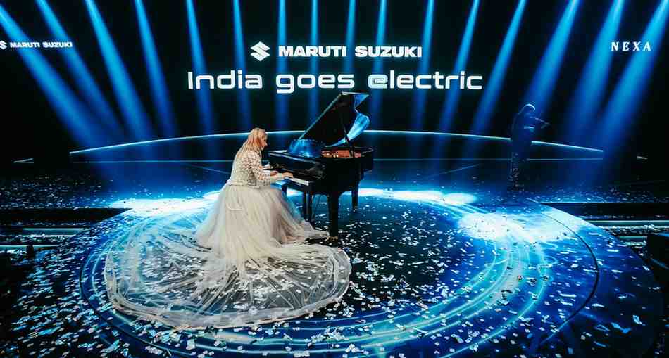 An International Pianist performing at a corporate event in Delhi