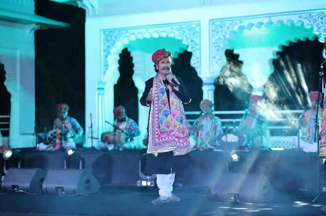 Ismail Langa Band performing at a corporate event in Udaipur