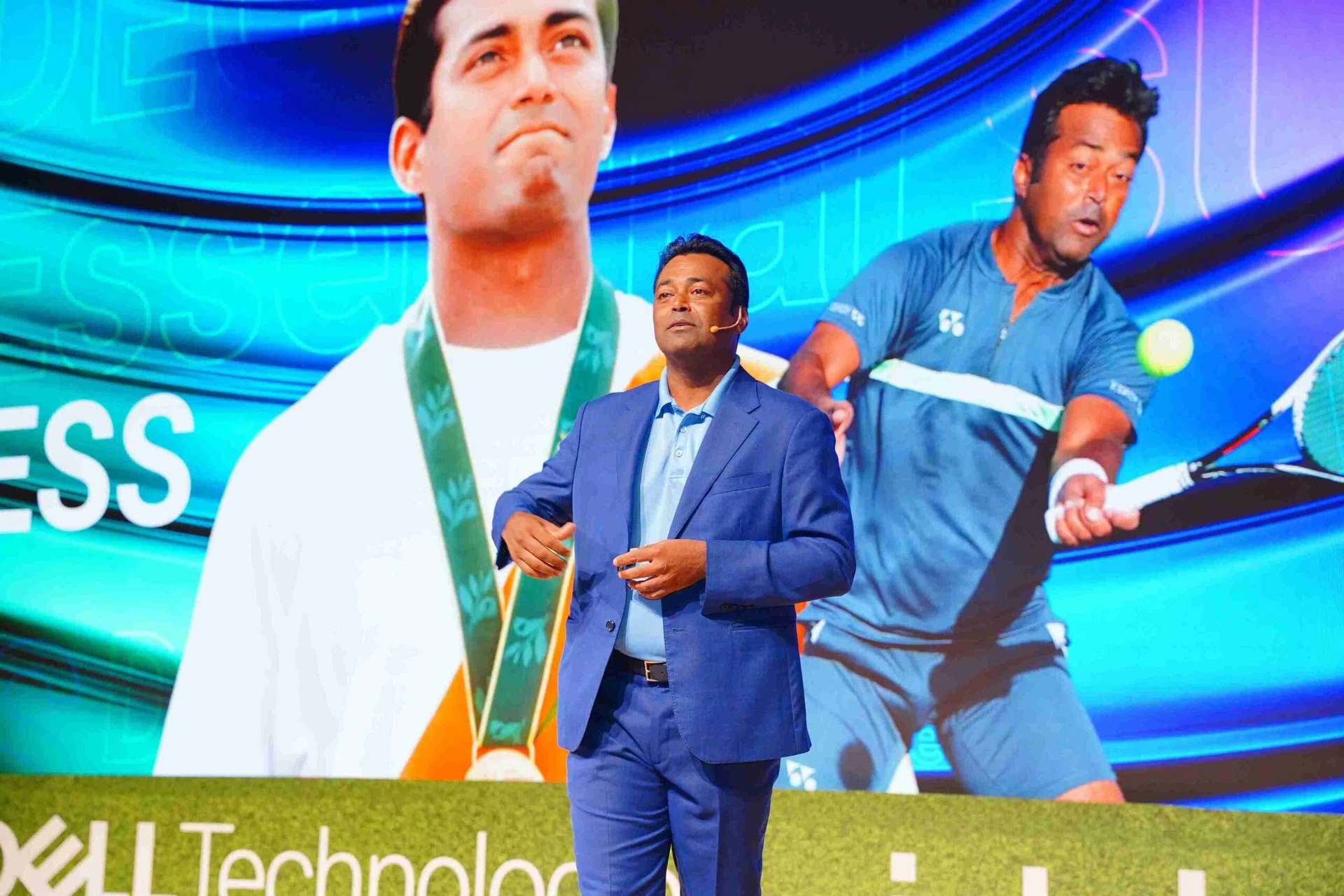 Leander Paes as a guest speaker at a corporate event in Delhi Leander Paes as a guest speaker at a corporate event in Delhi