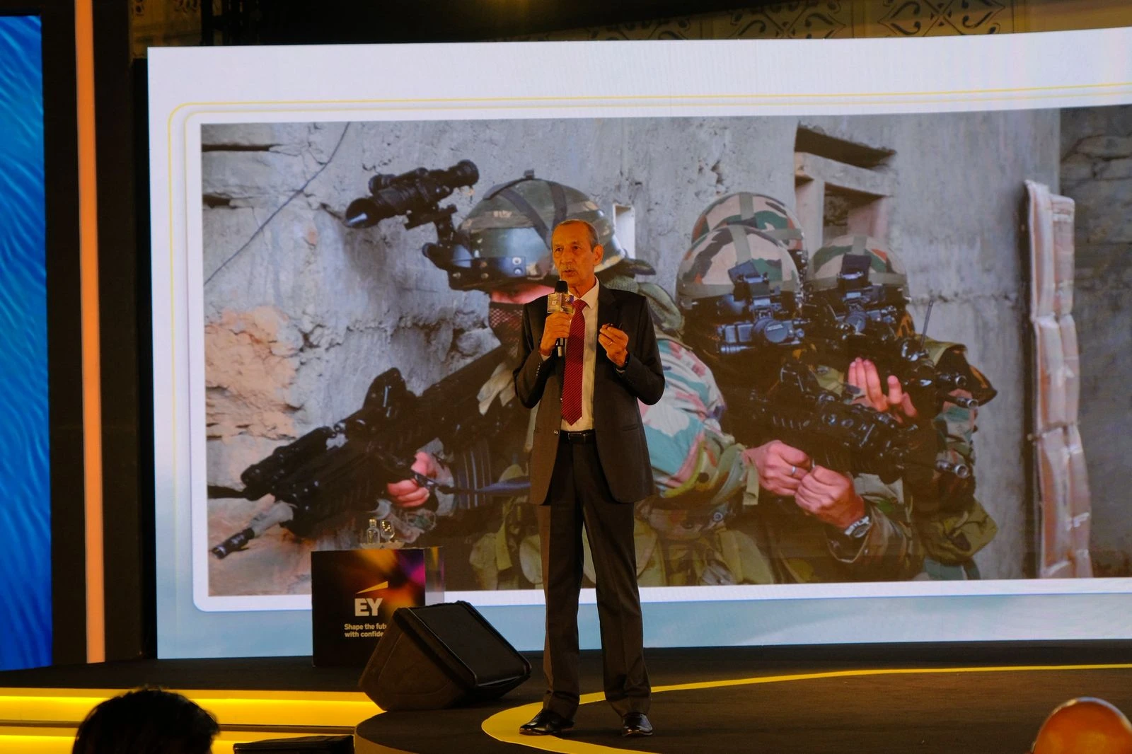 Lt. Gen. Deependra Singh Hooda as a guest speaker at a corporate event in Goa