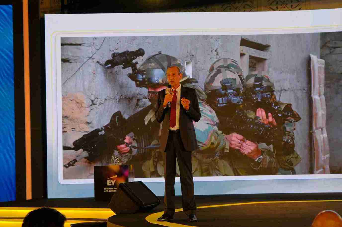 Lt. Gen. Deependra Singh Hooda as a guest speaker at a corporate event in Goa