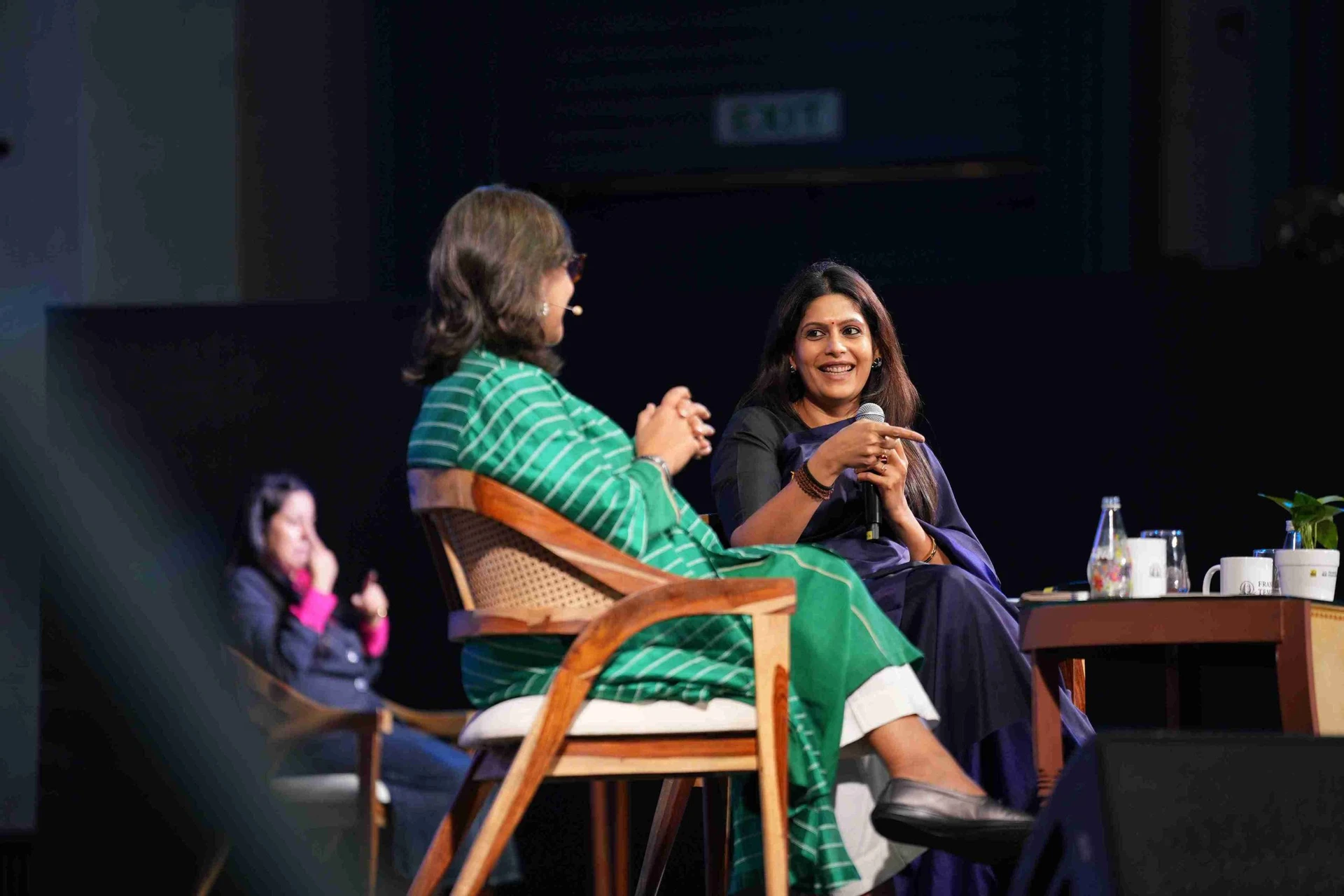 Palki Sharma as a guest speaker at a corporate event in Mumbai