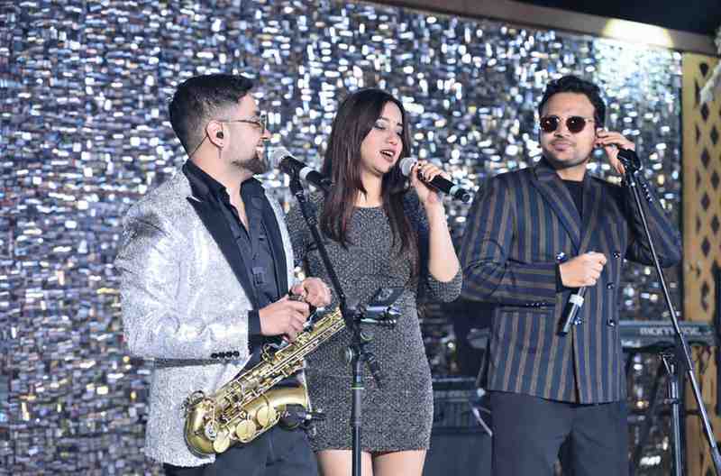 Peprico Band performing at a corporate event in Gurugram Peprico Band performing at a corporate event in Gurugram