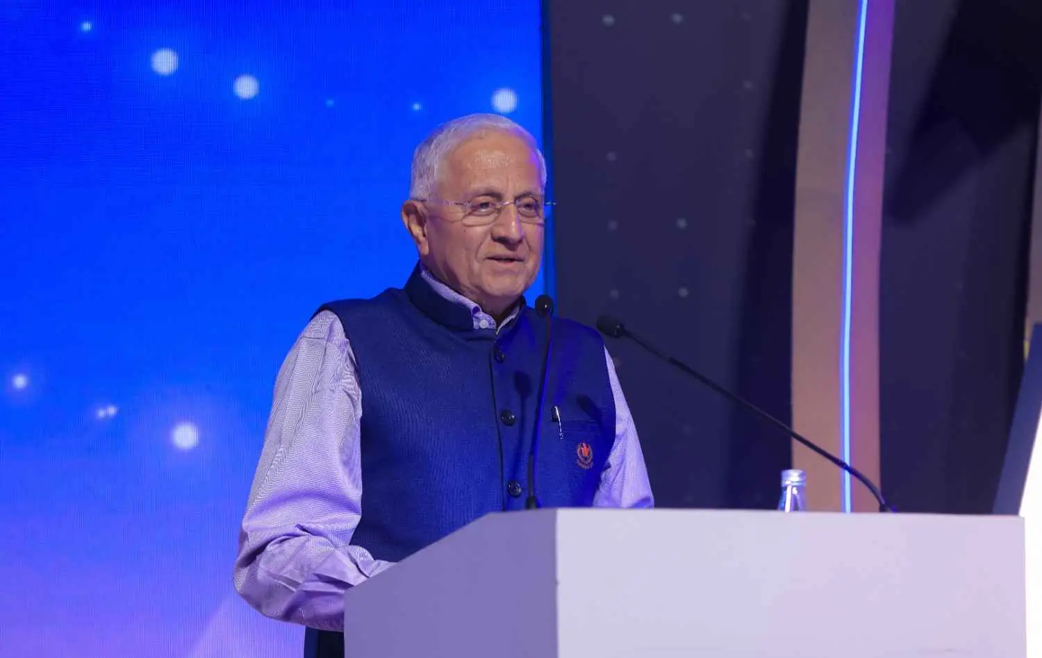 R. Gopalakrishnan as a guest speaker at a corporate event in Chennai