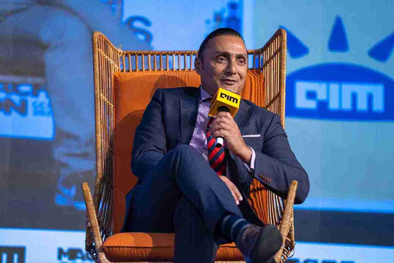 Rahul Bose as a guest speaker at a corporate event in Goa