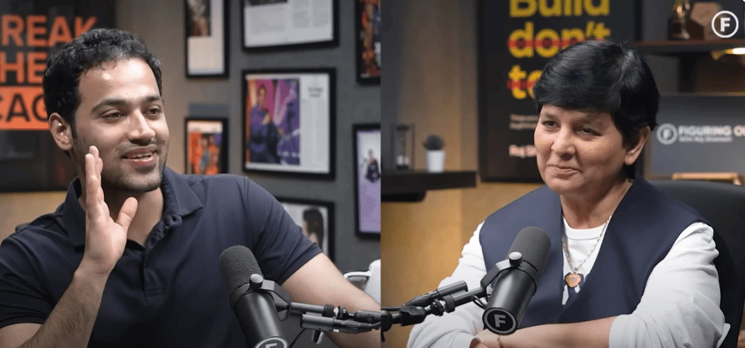 Falguni Pathak for Raj Shamani's Podcast Falguni Pathak for Raj Shamani's Podcast