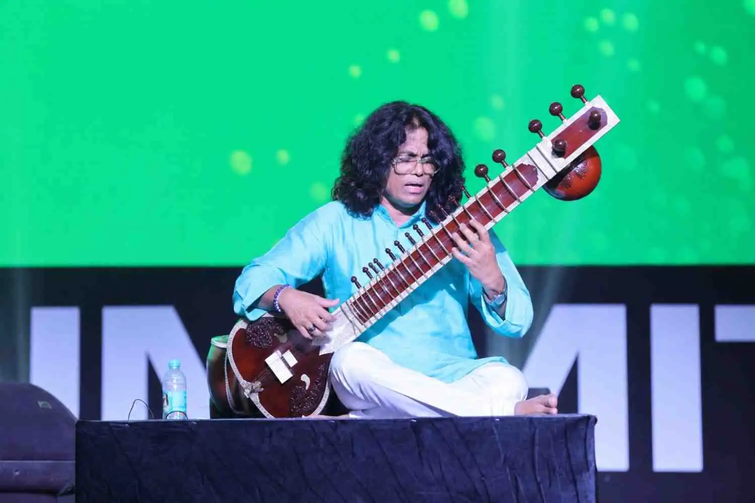 Ravi Chary performing at a corporate event in Delhi
