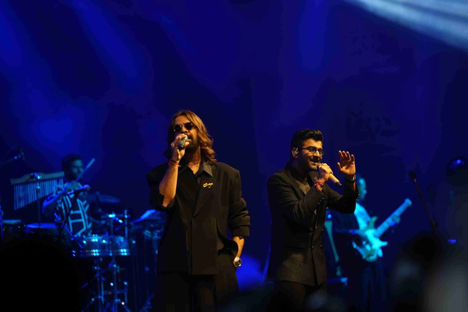 Sachin Jigar performing at a corporate event in Goa Sachin Jigar performing at a corporate event in Goa