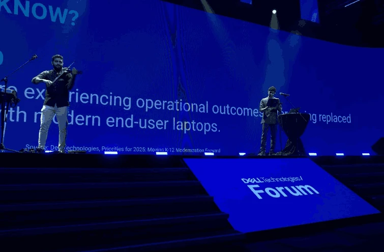 Carnatic 2.0 performing at a corporate event in Bangalore Carnatic 2.0 performing at a corporate event in Bangalore