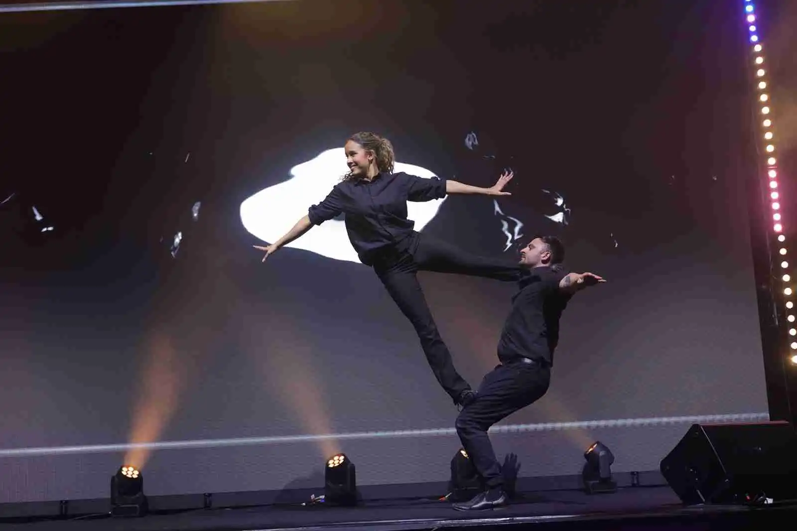 Secret Waiter Acrobat performing at a corporate event in Sydney