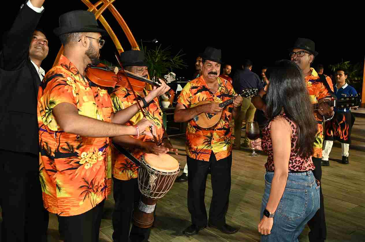 Goan Serenaders performing at a corporate event in Goa