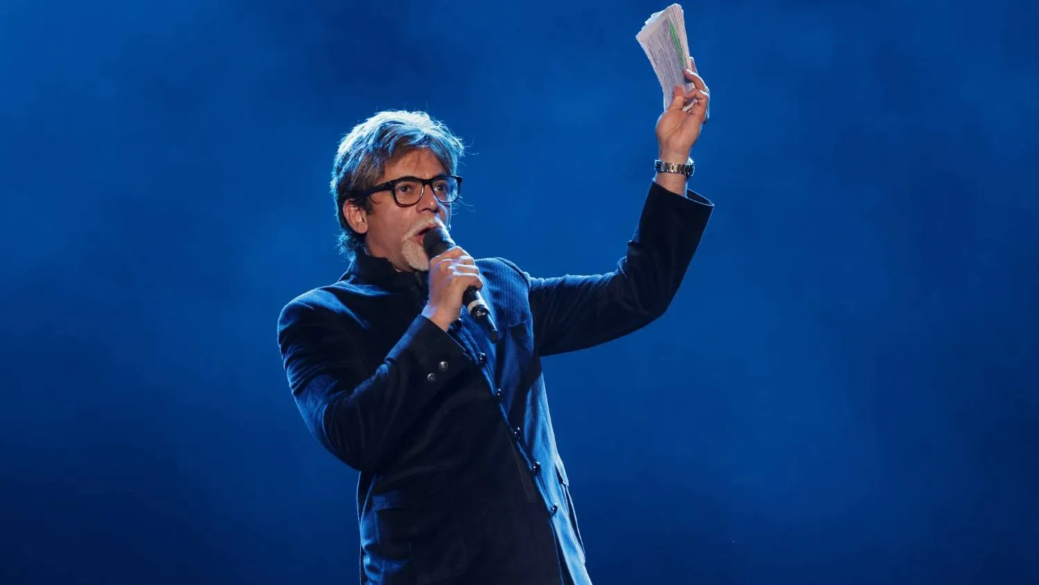 Sunil Grover performing at a corporate event in Pune