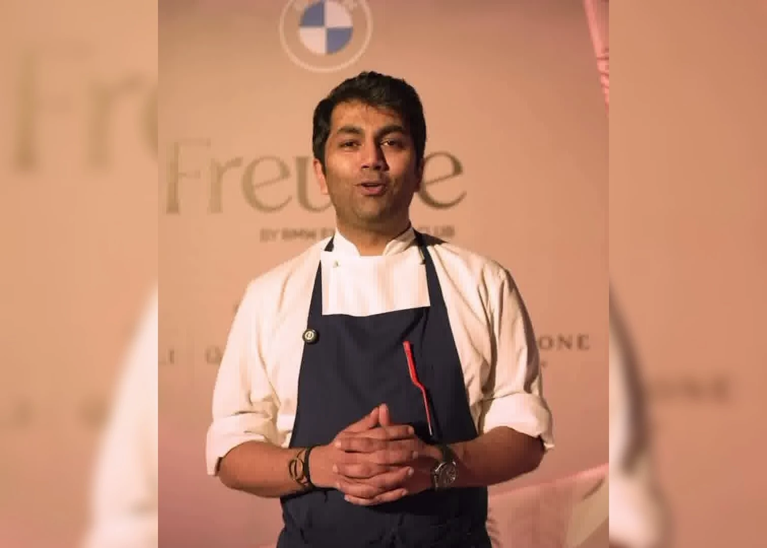 Michelin Star Chef Himanshu Saini curating a 7-course meal at a corporate event in Mumbai