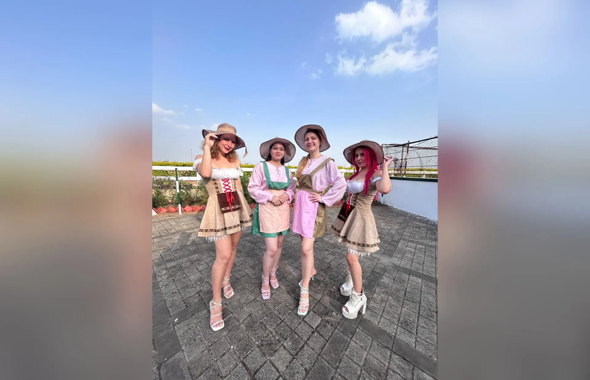 International waitresses at the ‘Panchshil Million - Oktober Fest’ for Panchshil Realty in Pune International waitresses at the ‘Panchshil Million - Oktober Fest’ for Panchshil Realty in Pune