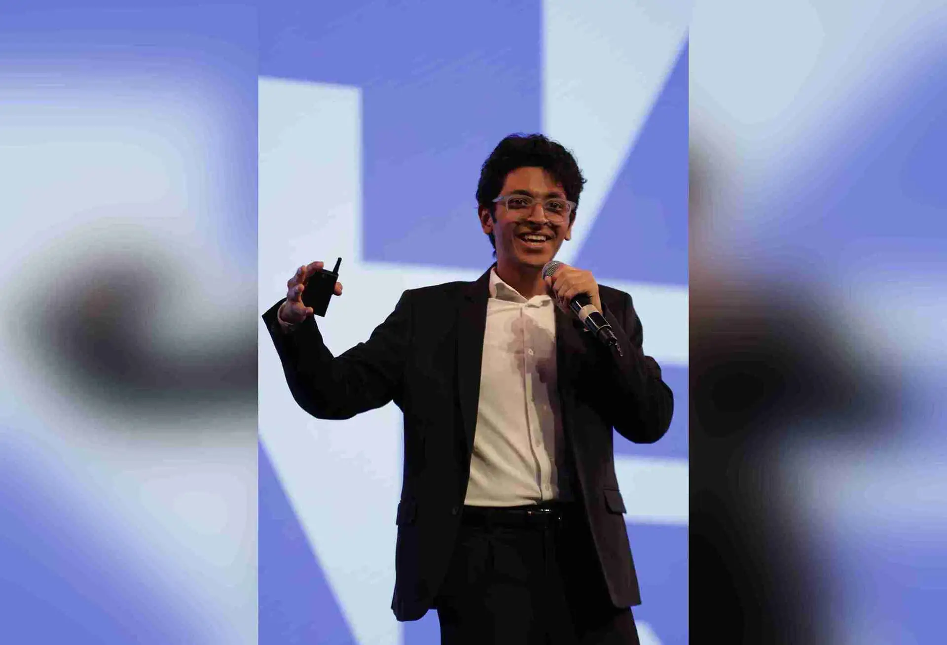 Ishan Sharma as a guest speaker at a corporate event in Guwahati