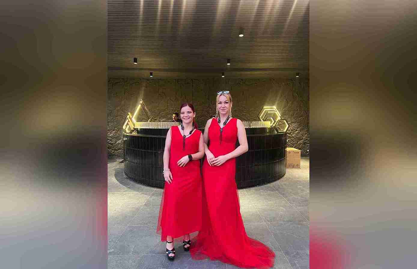 Saxophonist Duo performing at a corporate event in Delhi